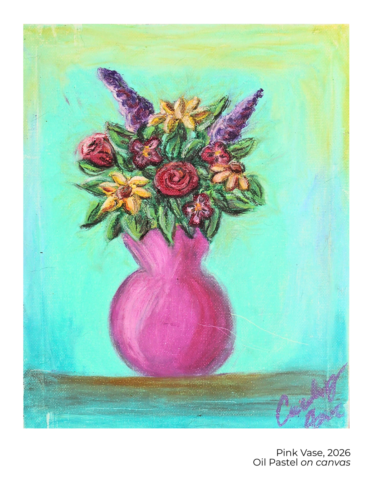 Pink Vase Print